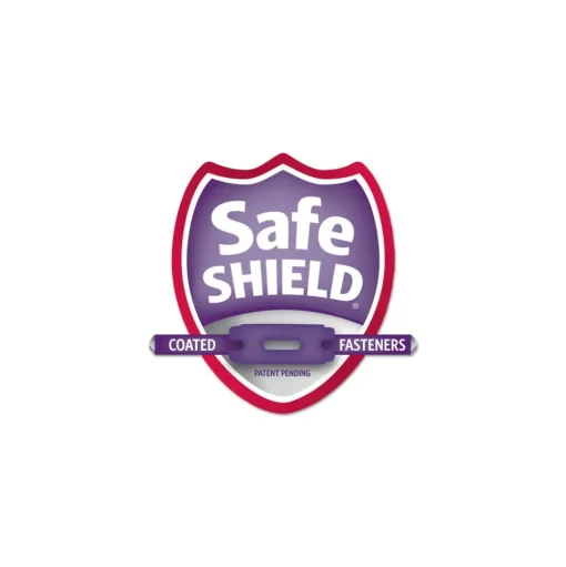 Smead Four SafeSHIELD Fasteners 1 Divider Legal Size Four-Section Pressboard Top Tab Classification Folders - Dark Blue (10/Box)