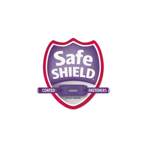 Smead Six SafeSHIELD Fasteners 2 Dividers Legal Size Six-Section Pressboard Top Tab Classification Folders - Bright Red (10/Box)