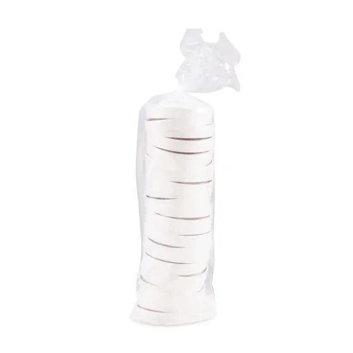 SOLO 3.9 in. Diameter x 0.9 in. h Vented Paper Lids for Food Containers, For 16 oz Containers - White (25/Bag, 20 Bags/Carton)