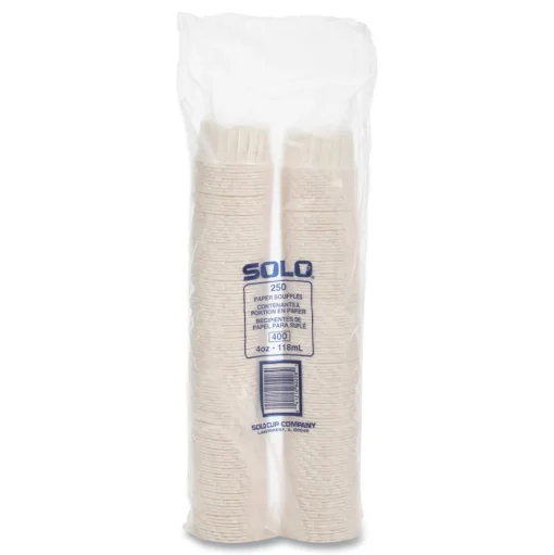 SOLO 4 oz. Paper Portion Cups - White (5000/Carton)