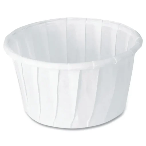 SOLO 1.25 oz. ProPlanet Seal Paper Portion Cups - White (250/Bag, 20 Bags/Carton)