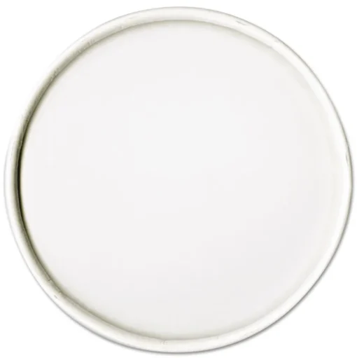 SOLO 16 oz Spiral-Wound Paper Hot Cup Lids - White (20/Carton)