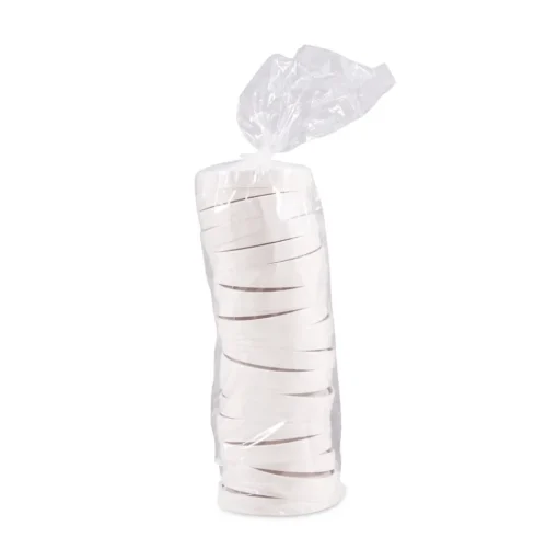 SOLO 16 oz Spiral-Wound Paper Hot Cup Lids - White (20/Carton)