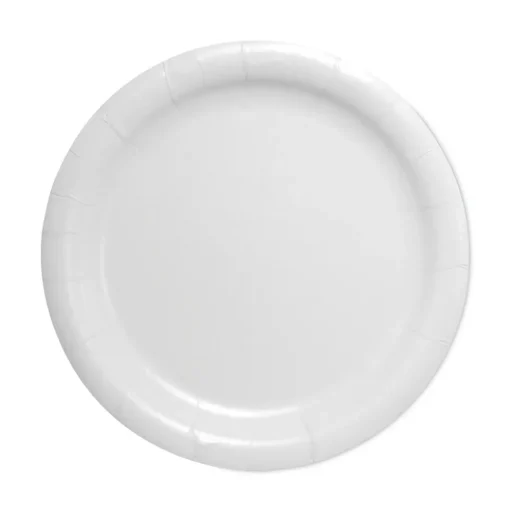 SOLO Bare Eco-Forward 9 in. dia ProPlanet Seal Clay-Coated Paper Dinnerware Plate - White (500/Carton)
