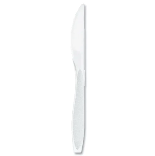 SOLO Impress Heavyweight Full-Length Polystyrene Knife - White (100/Box, 10 Boxes/Carton)