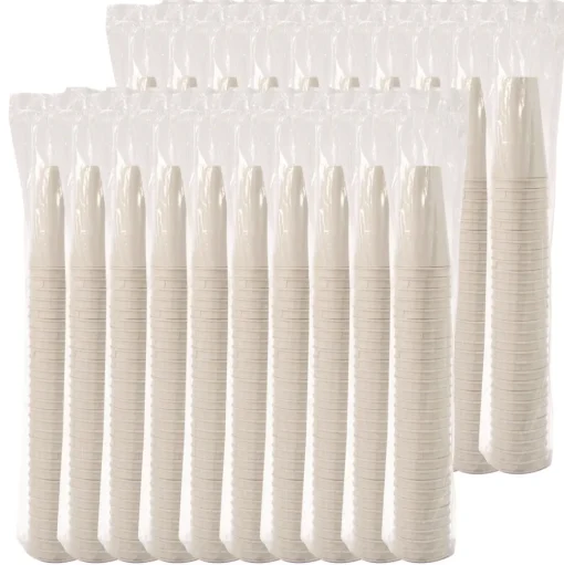 SOLO Thermoguard 20 oz Sustainable Forest Print Insulated Paper Hot Cups - White (600/Carton)
