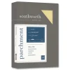 Southworth 24 lbs. Bond Weight 8.5 in. x 11 in. Parchment Specialty Paper - Gold (100/Pack)