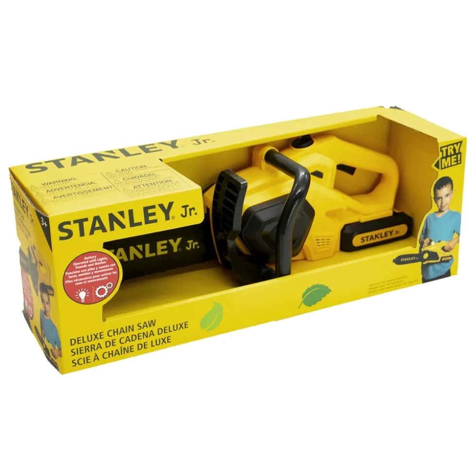 STANLEY Jr. Battery Powered Chain Saw Toy with 3 Batteries (AA)