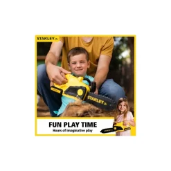 STANLEY Jr. Battery Powered Chain Saw Toy with 3 Batteries (AA)