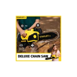 STANLEY Jr. Battery Powered Chain Saw Toy with 3 Batteries (AA)