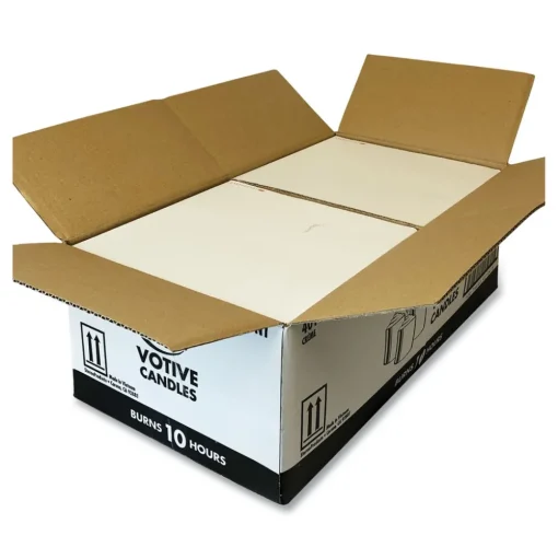 Sterno 10 Hour Burn 1.46 in. x 1.33 in. Food Warmer Votive Candles - White (288/Carton)