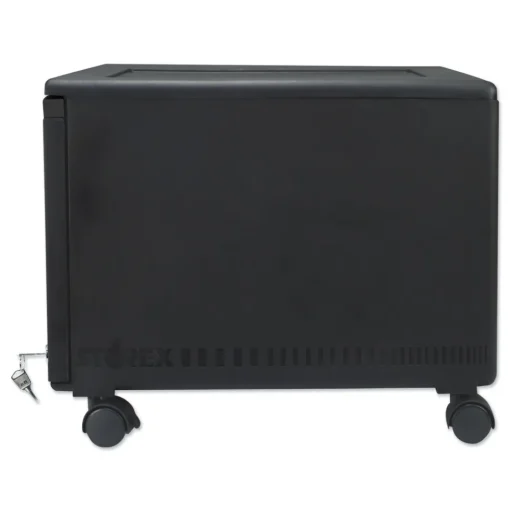 Storex 1 Legal/letter-Size File Drawer 14.75 in. x 18.25 in. x 12.75 in. Single-Drawer Mobile Filing Cabinet - Black