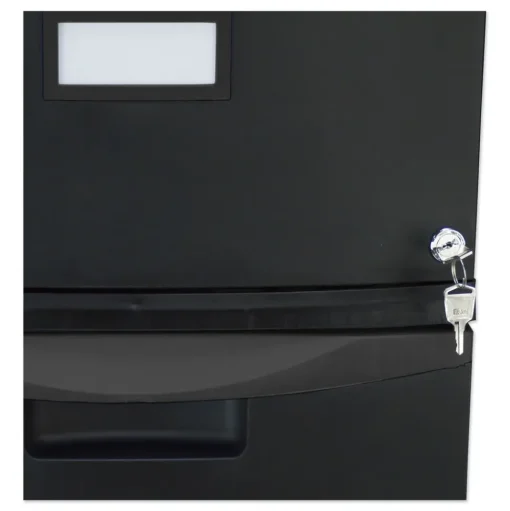 Storex 1 Legal/letter-Size File Drawer 14.75 in. x 18.25 in. x 12.75 in. Single-Drawer Mobile Filing Cabinet - Black