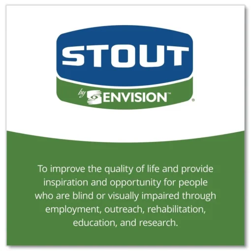Stout by Envision 38 in. x 60 in. 1.5 mil. 60 Gallon Total Recycled Content Plastic Trash Bags - Brown/ Black (100/Carton)