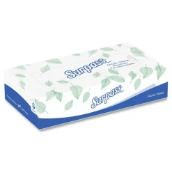Surpass 2-Ply Facial Tissue for Business - White (125 Sheets/Box, 60 Boxes/Carton)