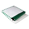 Survivor Tyvek First Class 10 x 13 18 lb. Heavy Square Flap Open End Expansion Mailers - White (100/Carton)