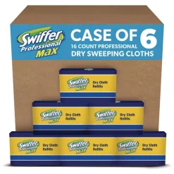 Swiffer 17 7/8 X 10 Refill Cloths - White (16/Box, 6 Boxes/Carton)