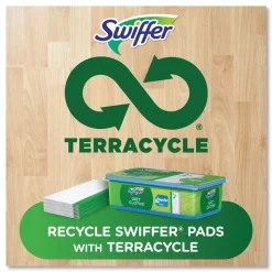 Swiffer 8 x 10 Wet Refill Cloths - Fresh Scent/White (6/Carton)