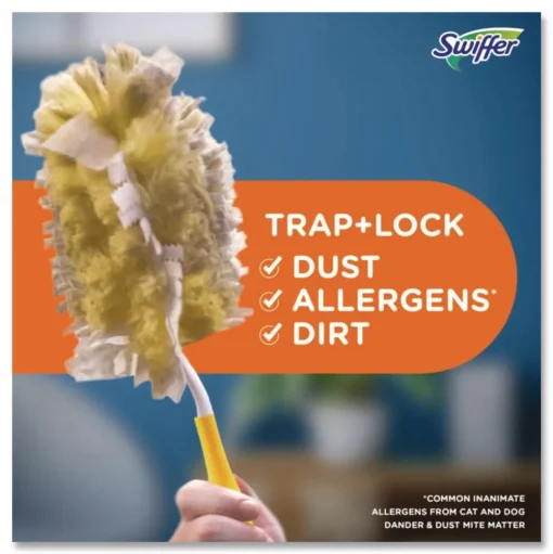 Swiffer Dust Lock Fiber Heavy Duty Dusters Refill - Yellow (24/Carton)