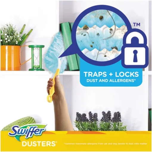 Swiffer Dusters Unscented Cleaner Refills - Light Blue (4/Carton)