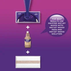 Swiffer WetJet 1.25 Liter System Cleaning-Solution Refill - Lavender Scent (4/Carton)