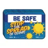 Tabbies 9 in. x 6 in. "Be Safe, Stop The Spread Of Germs" Wall Signs (3/Pack)