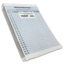 Tabbies 8.5 in. x 11 in. Patient Sign-In HIPAA Labels - Blue (125/Pack)