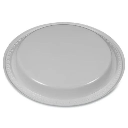 Tablemate 9 in. Diameter Plates Plastic Dinnerware - White (500/Carton)