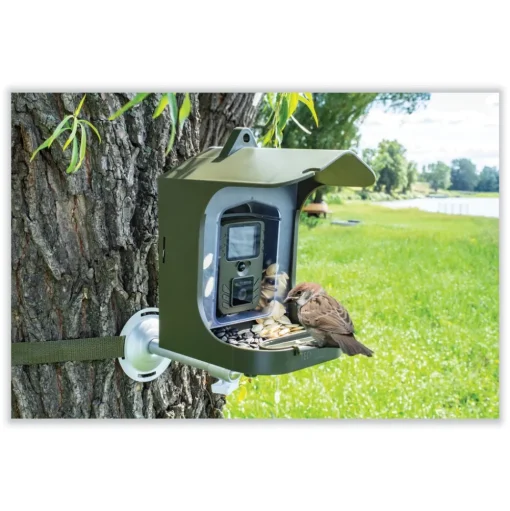 TECHNAXX TX-165 8 Megapixels Full HD Birdcam - Black/Green