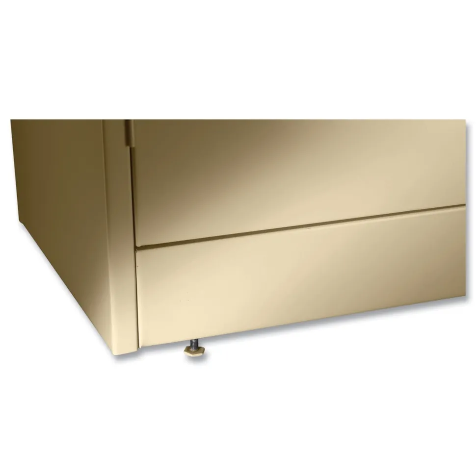 Tennsco 36 in. x 18 in. x 72 in. Assembled High Standard Cabinet - Light Gray