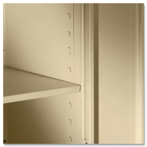 Tennsco 36 in. x 18 in. x 72 in. Assembled High Standard Cabinet - Light Gray