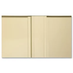 Tennsco 36 in. x 18 in. x 64 in. Janitorial Cabinet - Black