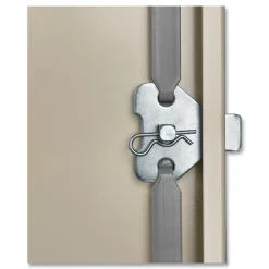 Tennsco 36 in. x 18 in. x 64 in. Janitorial Cabinet - Black