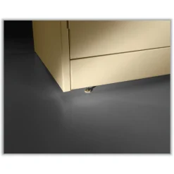 Tennsco 36 in. x 24 in. x 72 in. Unassembled High Standard Cabinet - Black