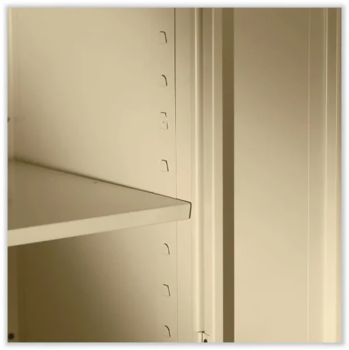 Tennsco 36 in. x 24 in. x 72 in. Unassembled High Standard Cabinet - Black