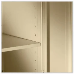 Tennsco 36 in. x 18 in. x 72 in. Unassembled High Standard Cabinet - Black