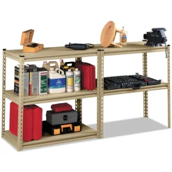 Tennsco Stur-D-Stor 36.5 in. W x 18.5 in. D x 72 in. H Five-Shelf Shelving - Sand