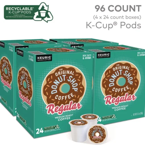 The Original Donut Shop Coffee K-Cups - Donut Shop Regular (96/Carton)