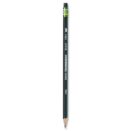 Ticonderoga HB (No. 2) Pencils - Black Lead/Black Barrel (1-Dozen)