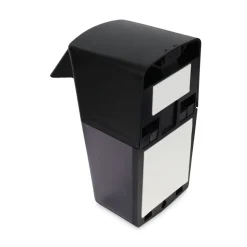 TOLCO 4.75 in. x 7 in. x 9 in. 32 oz. Top Choice Lotion Soap Dispenser - Black