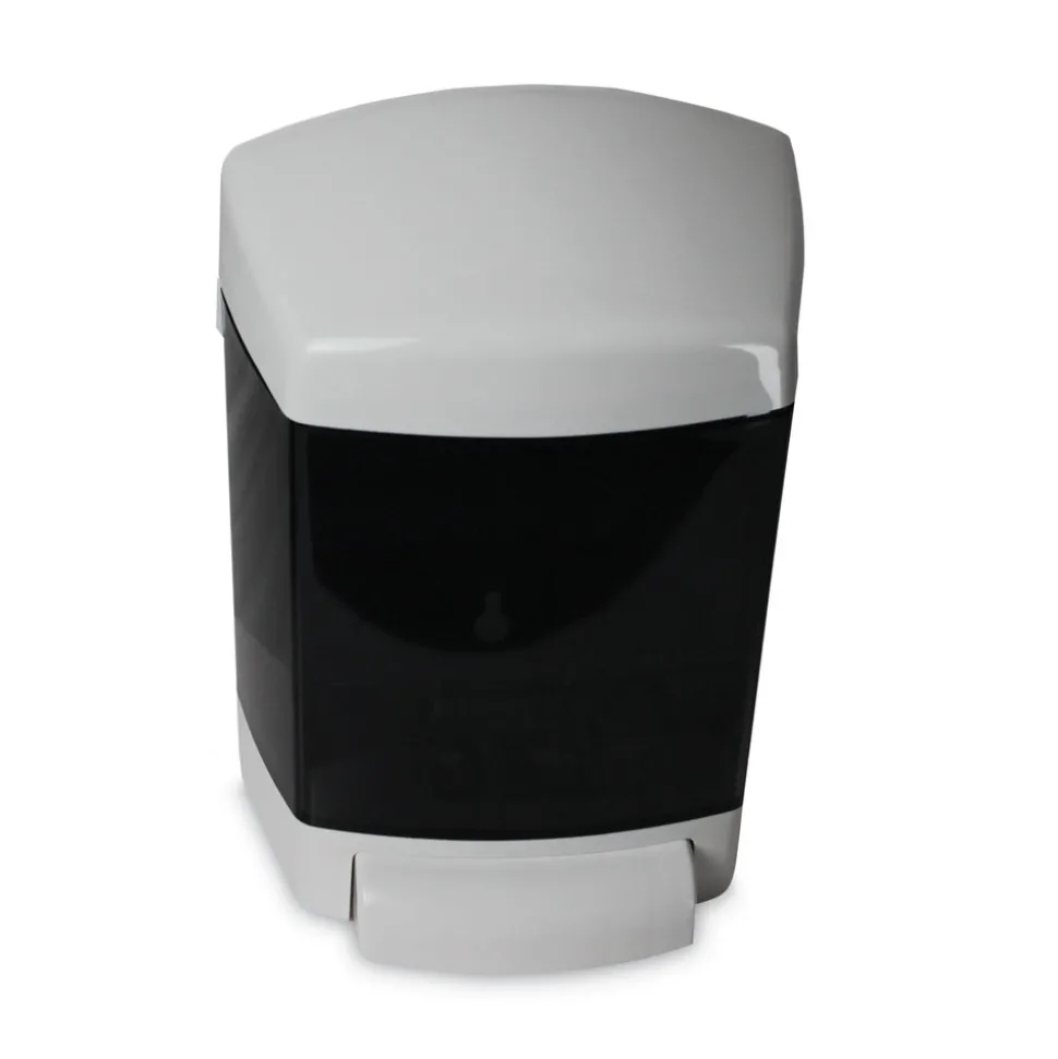 TOLCO 4 in. x 6.63 in. x 9 in. 50 oz. Clear Choice Bulk Soap Dispenser - White