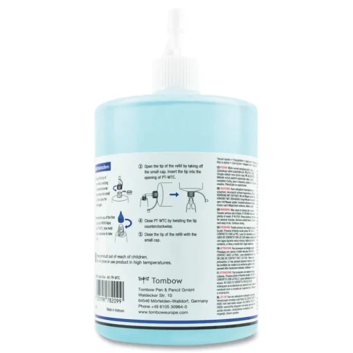 Tombow Mono 500 mL Aqua Liquid Glue Refill - Dries Clear