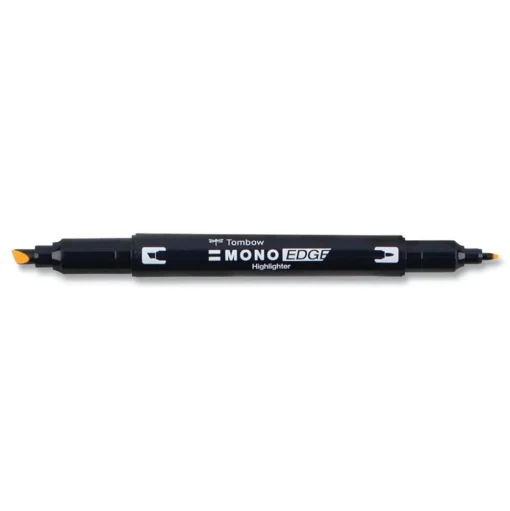 Tombow Mono Bullet/Chisel Tip Highlighters - Golden Yellow Barrel/Golden Yellow Ink (10/Box)
