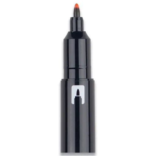Tombow Mono Chisel/Bullet Tip Edge Highlighters - Red Barrel/Red Ink (10/Box)