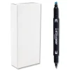 Tombow Mono Chisel/Bullet Tip Highlighters - Skyblue Barrel/Skyblue Ink (10/Box)