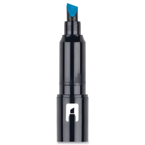 Tombow Mono Chisel/Bullet Tip Highlighters - Skyblue Barrel/Skyblue Ink (10/Box)