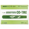 Tombow Mono Twin Fine/Broad Tips Bold Permanent Marker - Black (10/Box)