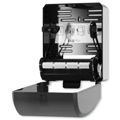 Tork 772828 12.32 in. x 9.32 in. x 15.95 in. Mechanical Hand Towel Roll Dispenser for H80 System - Black