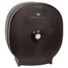 Tork 88411 15 x 6 x 13.7 4-Roll Tissue Dispenser - Translucent Black (1/Carton)