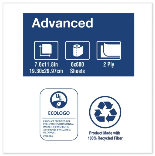 Tork 121204 Centerfeed 7.6 x 11.8 2-Ply Hand Towel - White (6/Carton)